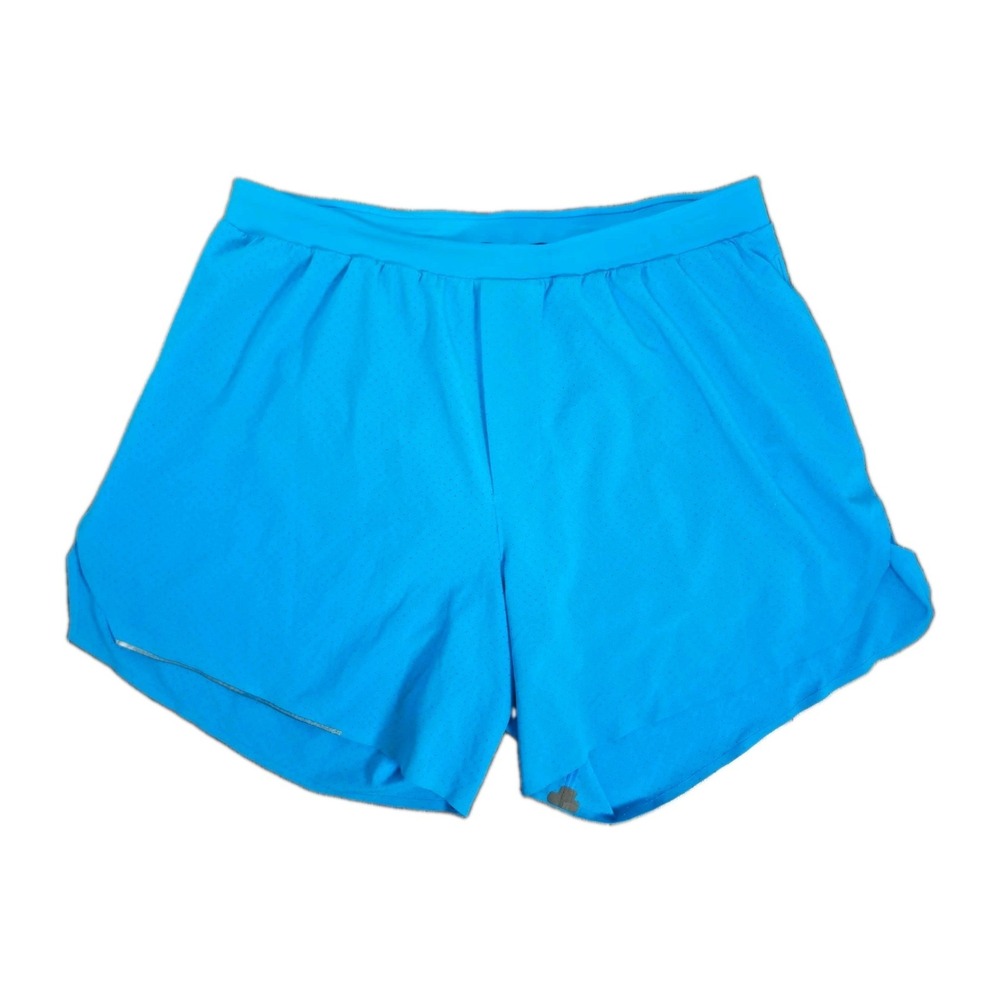 Lululemon High-Rise Lined Short 6"  Womens Size 6 Summer Sporty Blue Breathable